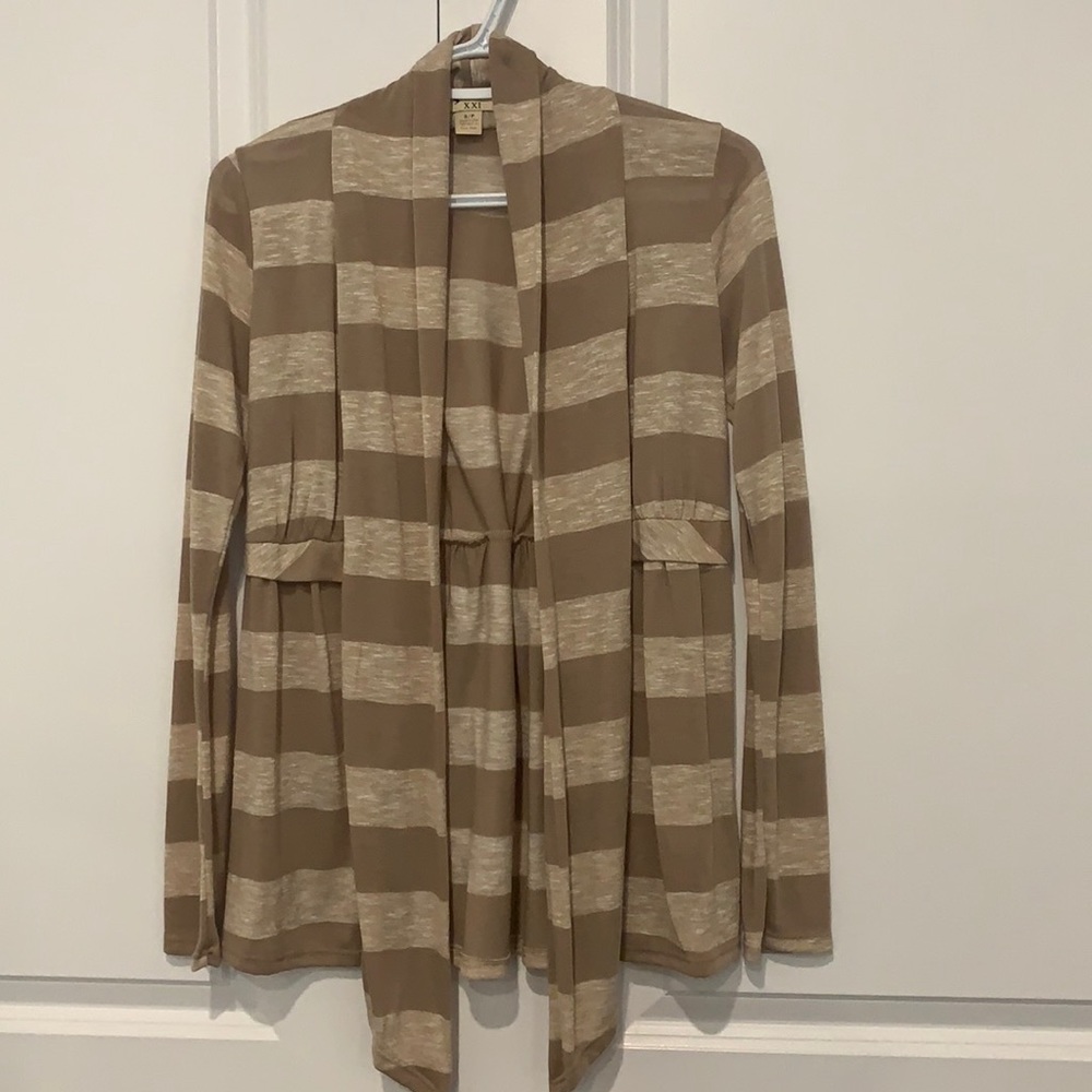 Forever 21 excellent condition striped cardigan